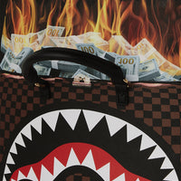 BAG OF MONEY ON FIRE BACKPACK