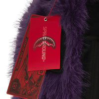 FUR CRAY PURP BACKPACK