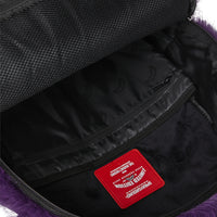 FUR CRAY PURP BACKPACK