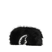 FUR CRAY BLACK POUCH
