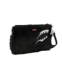 FUR CRAY BLACK CROSSOVER CLUTCH