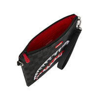 SCRIBBLE SHARK CROSSOVER CLUTCH