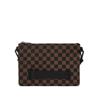 CHECK 2 EMBOSS CROSSOVER CLUTCH