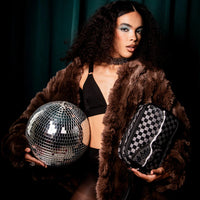 GOLD DIAMOND TEAR TOILETRY BAG