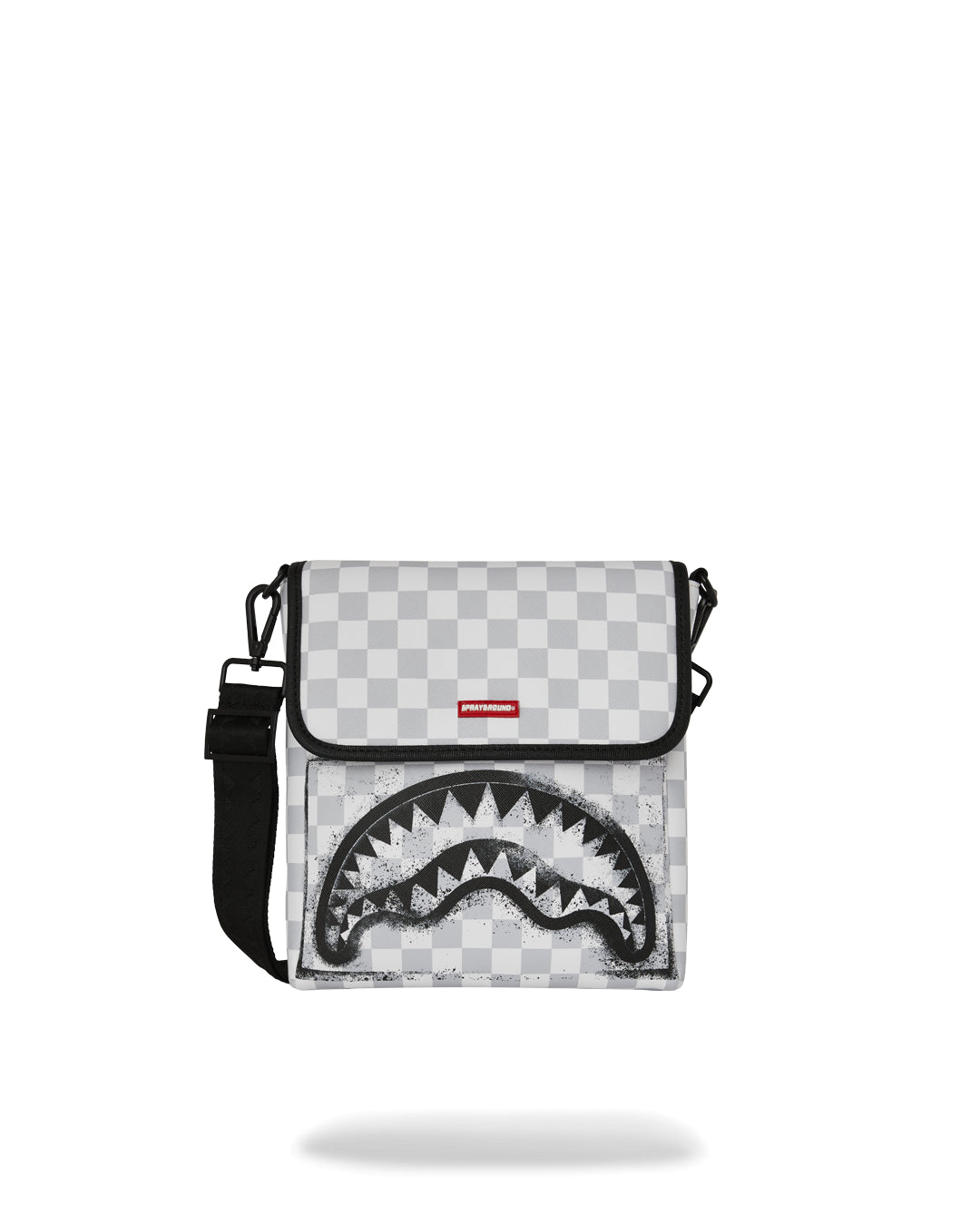 Sprayground RED STENCIL SHARK MESSENGER BAG
