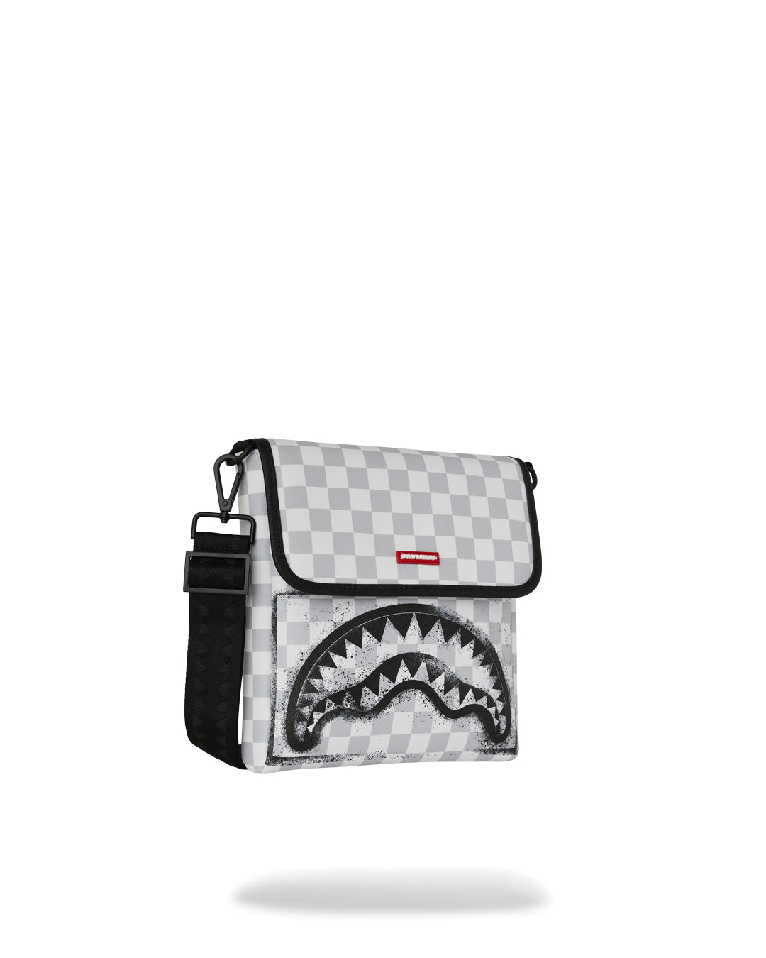 Sprayground RED STENCIL SHARK MESSENGER BAG