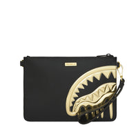 GOLD AND DANGEROUS CROSSOVER CLUTCH