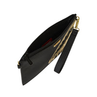 GOLD AND DANGEROUS CROSSOVER CLUTCH