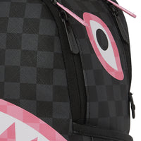PINK AND BLACK TEAR SIP SAVAGE BACKPACK