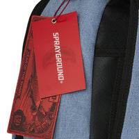 DENIM TEAR 3 AM PATCHES BACKPACK