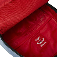 DENIM TEAR 3 AM PATCHES BACKPACK