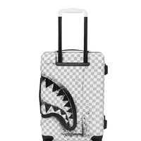 RED STENCIL SHARK CARRY-ON LUGGAGE