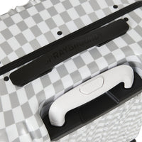 RED STENCIL SHARK CARRY-ON LUGGAGE