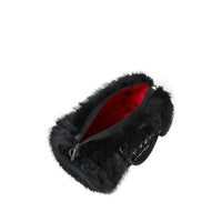 FUR CRAY BLACK MINI DUFFLE