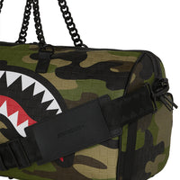 WOODLAND CAMO CHECK CHAIN DUFFLE