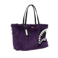 FUR CRAY PURP TOTE