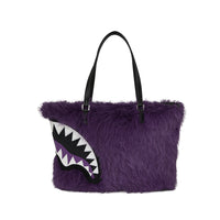 FUR CRAY PURP TOTE