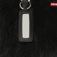 FUR CRAY BLACK TOTE