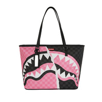 PINK AND BLACK TEAR SIP TOTE