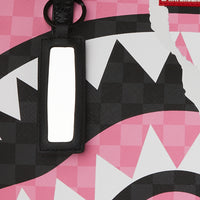 PINK AND BLACK TEAR SIP TOTE