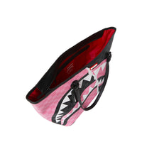 PINK AND BLACK TEAR SIP TOTE