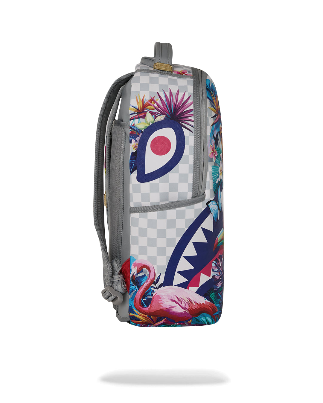 Sprayground CREAM FLOWERING JUNGLE SHARK DLXSV BACKPACK