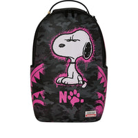 PEANUTS SNOOPY PINK STENCIL DLXSV BACKPACK