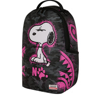 PEANUTS SNOOPY PINK STENCIL DLXSV BACKPACK