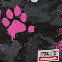 PEANUTS SNOOPY PINK STENCIL DLXSV BACKPACK