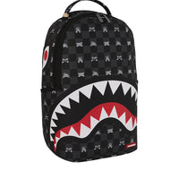 GRAY PEEKING CHARACTER CHECK DLXSV BACKPACK