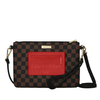 RED REDEMPTION CROSSBODY POUCHETTE