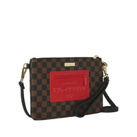 RED REDEMPTION CROSSBODY POUCHETTE