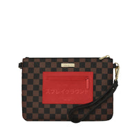 RED REDEMPTION CROSSBODY POUCHETTE