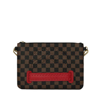 RED REDEMPTION CROSSBODY POUCHETTE