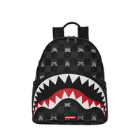 GRAY PEEKING CHARACTER CHECK SAVAGE BACKPACK