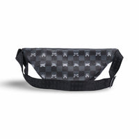 GRAY PEEKING CHARACTER CHECK SAVVY CROSSBODY