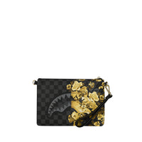 GOLD FLORAL REMIX CROSSBODY POUCHETTE