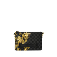 GOLD FLORAL REMIX CROSSBODY POUCHETTE