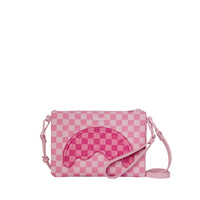 PINK SIP PATCH CROSSBODY POUCHETTE