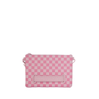 PINK SIP PATCH CROSSBODY POUCHETTE
