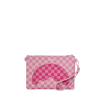 PINK SIP PATCH CROSSBODY POUCHETTE