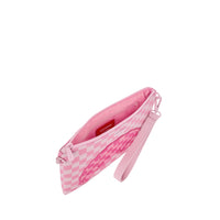 PINK SIP PATCH CROSSBODY POUCHETTE