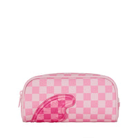 PINK SIP PATCH PENCIL POUCH