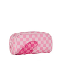 PINK SIP PATCH PENCIL POUCH