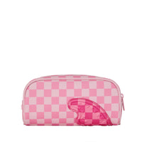 PINK SIP PATCH PENCIL POUCH