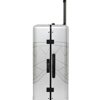 SILVER SIDE DRIP BLACK CHECK LARGE HARD LUGGAGE