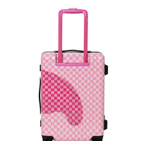 PINK SIP PATCH CARRY-ON LUGGAGE