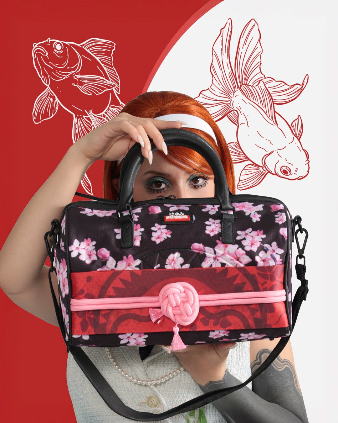 Sprayground SAKURA KIMONO MINI DUFFLE