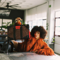 RED REDEMPTION PYRAMID DUFFLE