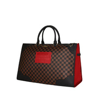 RED REDEMPTION PYRAMID DUFFLE